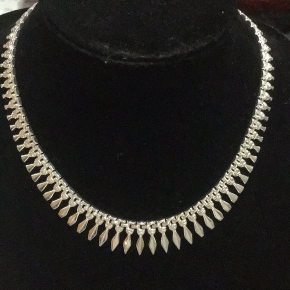 STERLING SILVER ITALY 925 STAMPED NECKLACE - Picture 1 of 4